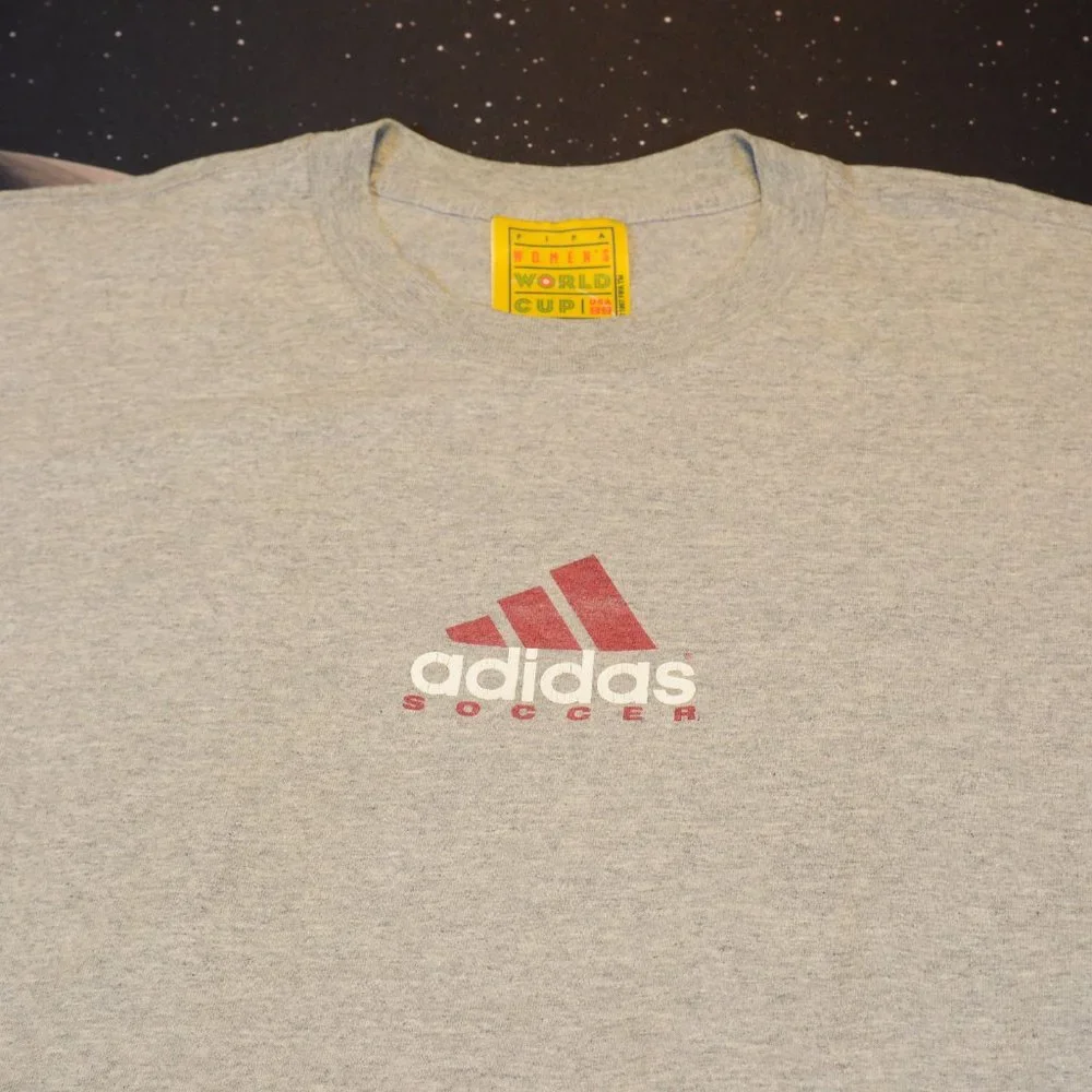 Adidas Originals Women's Vintage T-Shirt Crew Neck Short Sleeve Tee Top Size M‎